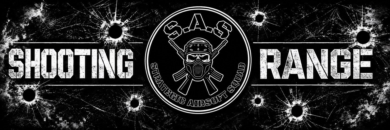 The S.A.S. shooting range banner